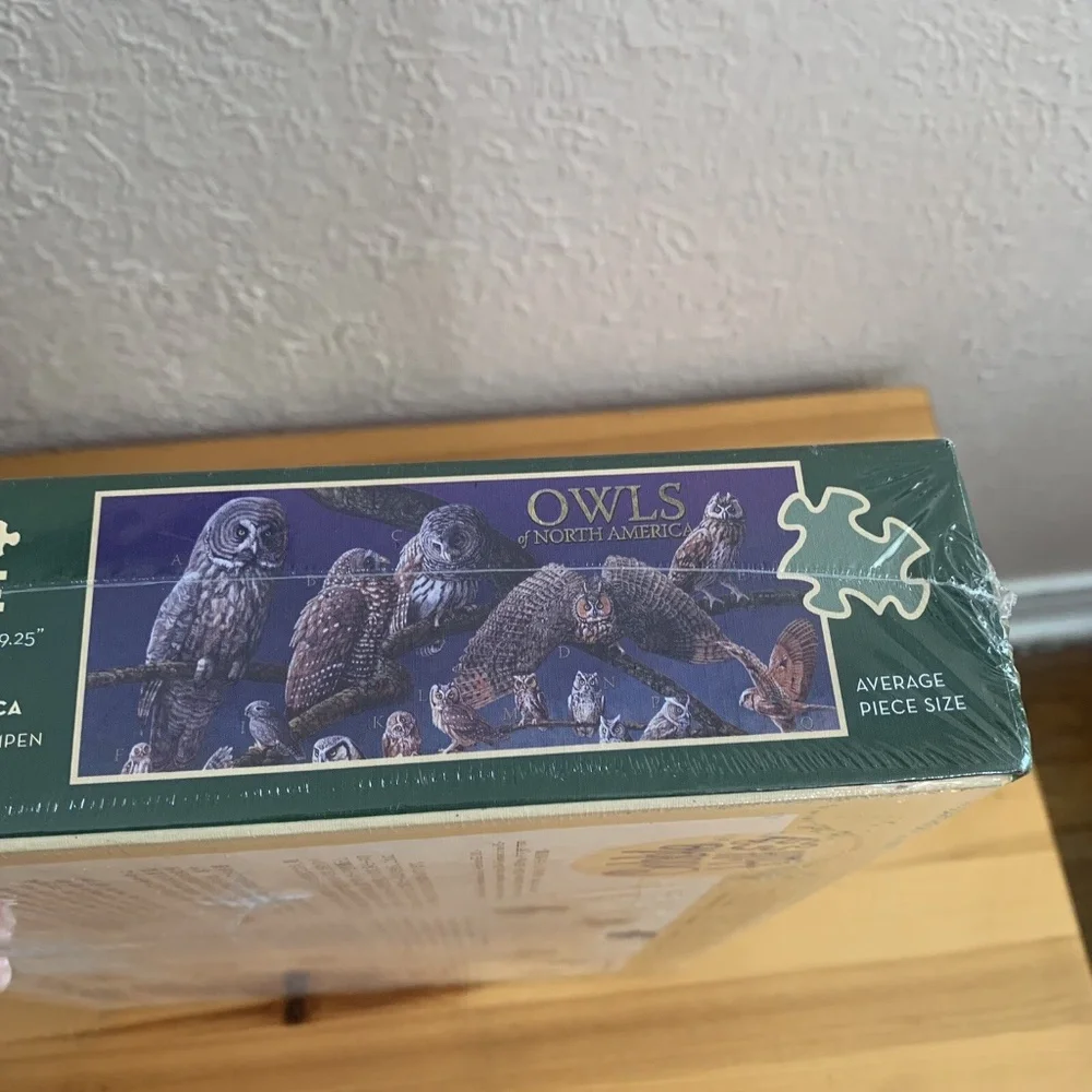 Owls of North America 1000 Pieces Jigsaw Puzzle Cobble Hill New Sealed